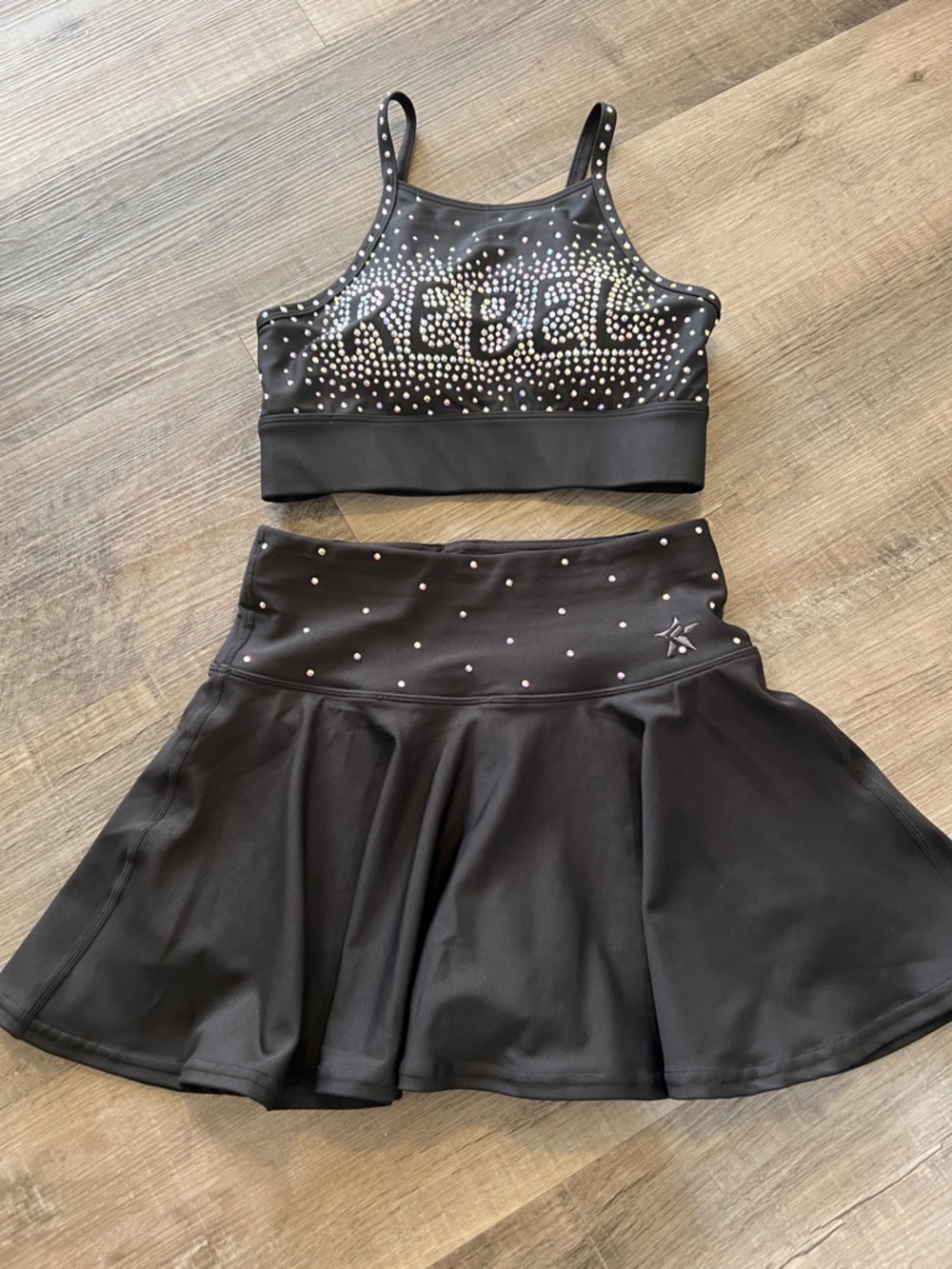 Rebel Athletic Legendary Flouncy in Black Crystal size AXS - Picture 10 of 10